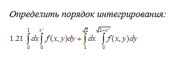 Срочно!!!
Определить порядок интегрирования